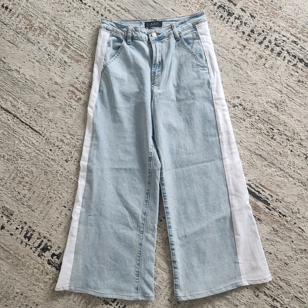 Akira In And Out Mid Rise Wide Leg - Picture 3 of 5